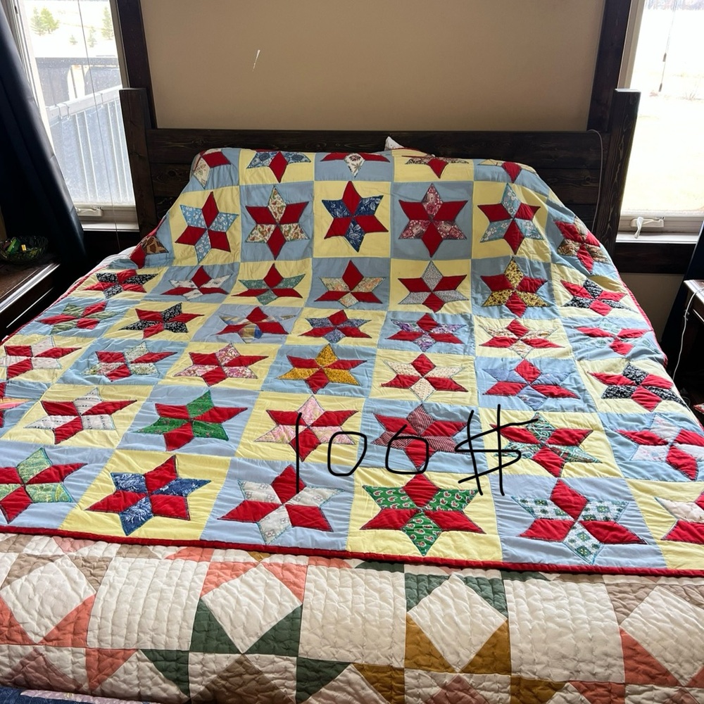 Vintage star quilt